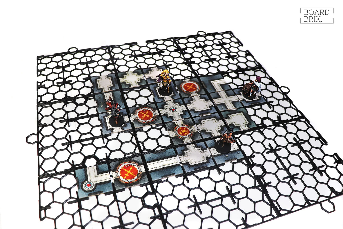 Karak Insert | 3D Druck | Alle Erweiterung unterstützt | Premium Qualität | KOSMOS - quadratische Box BoardBrix