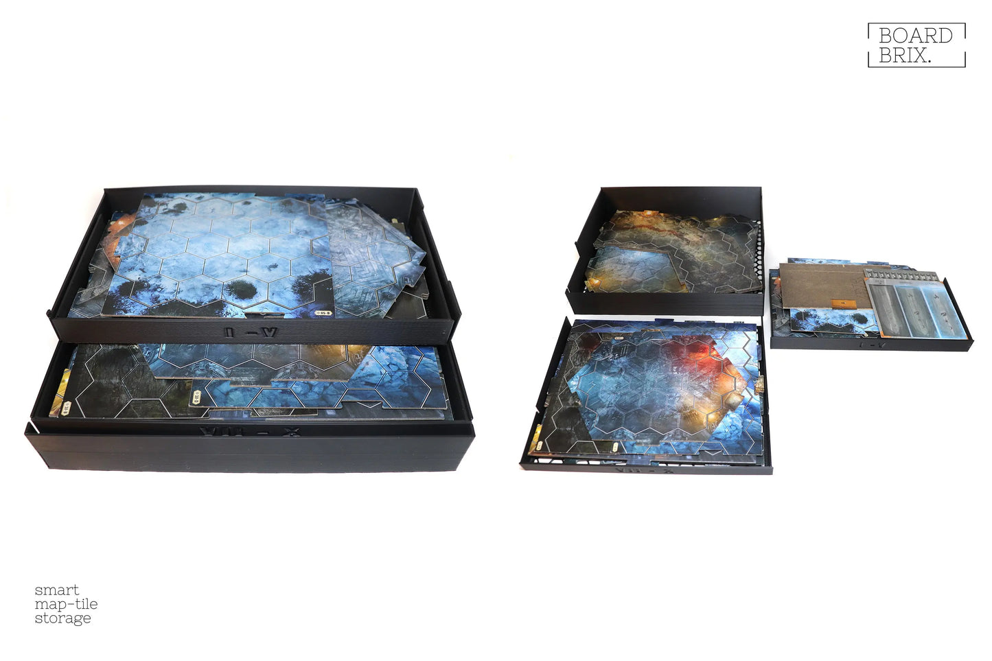 Frosthaven Insert | 3d Druck | Premium Qualität | geeignet für Kartenhüllen BoardBrix