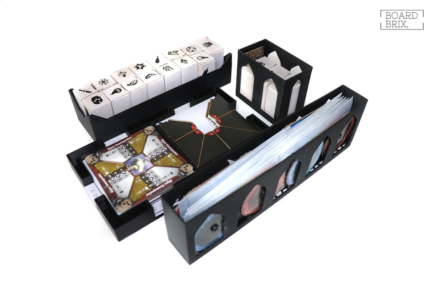 Frosthaven Insert | 3d Druck | Premium Qualität | geeignet für Kartenhüllen BoardBrix