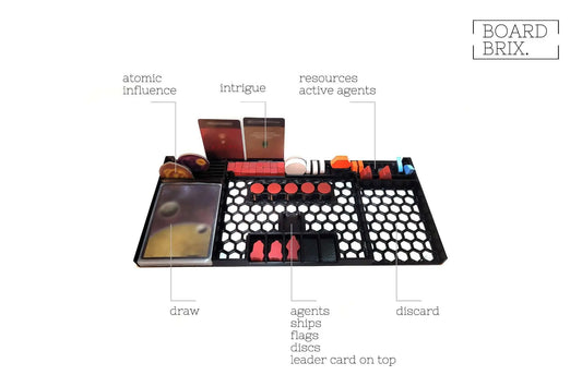 Dune Imperium 3D-gedrucktes Spieler Dashboard | BoardBrix BoardBrix